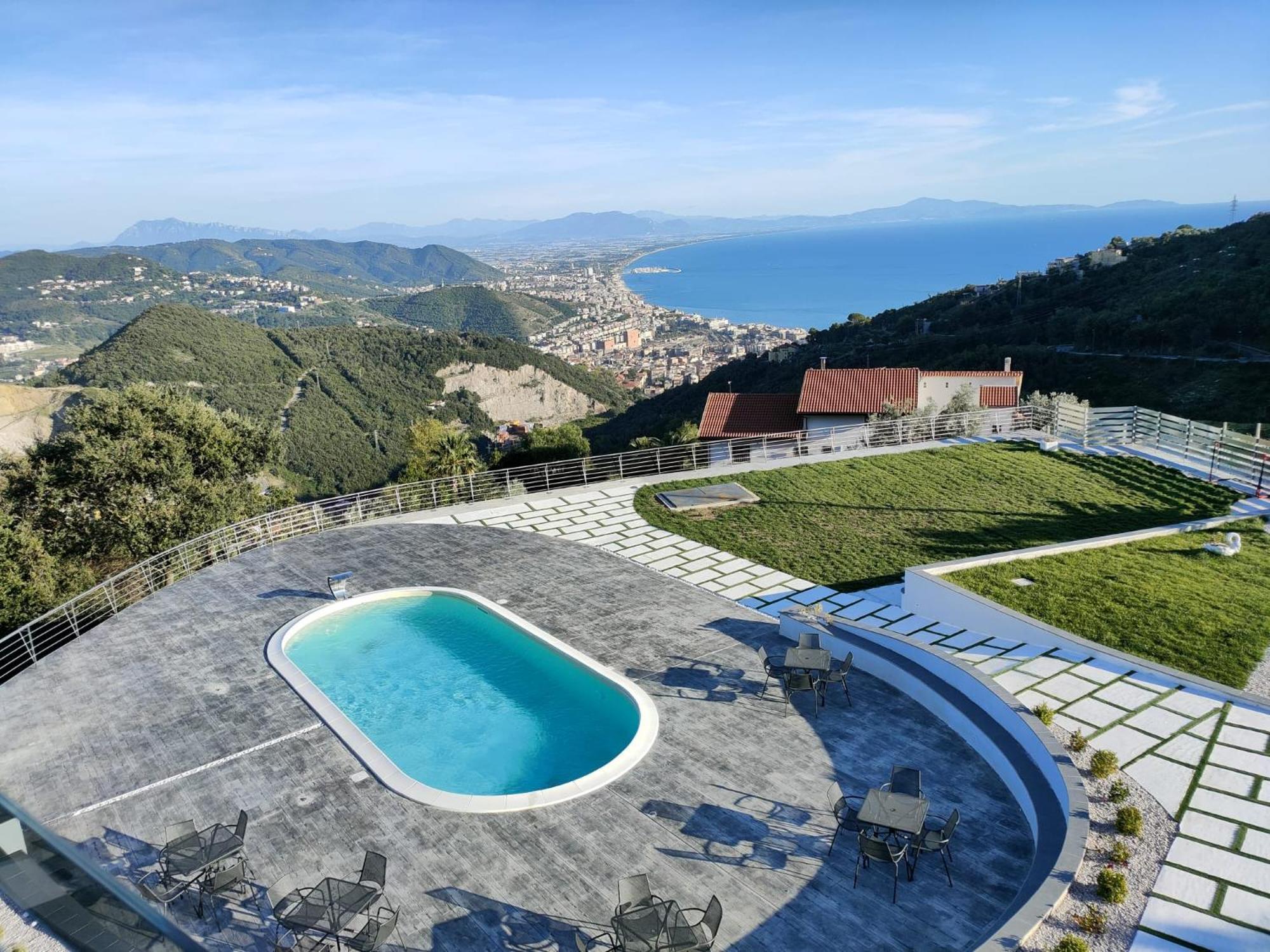Tenuta Croce Karol-piscina-vista Mare Apartamento Salerno